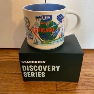 STARBUCKS “DISCOVERY SERIES” CHICAGO, JUST RELEASED 14oz. MUG, BRAND NEW IN BOX